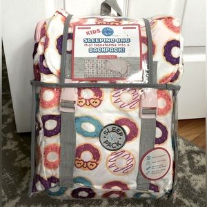 Sleep-N-Pack Donut Print Sleeping Bag